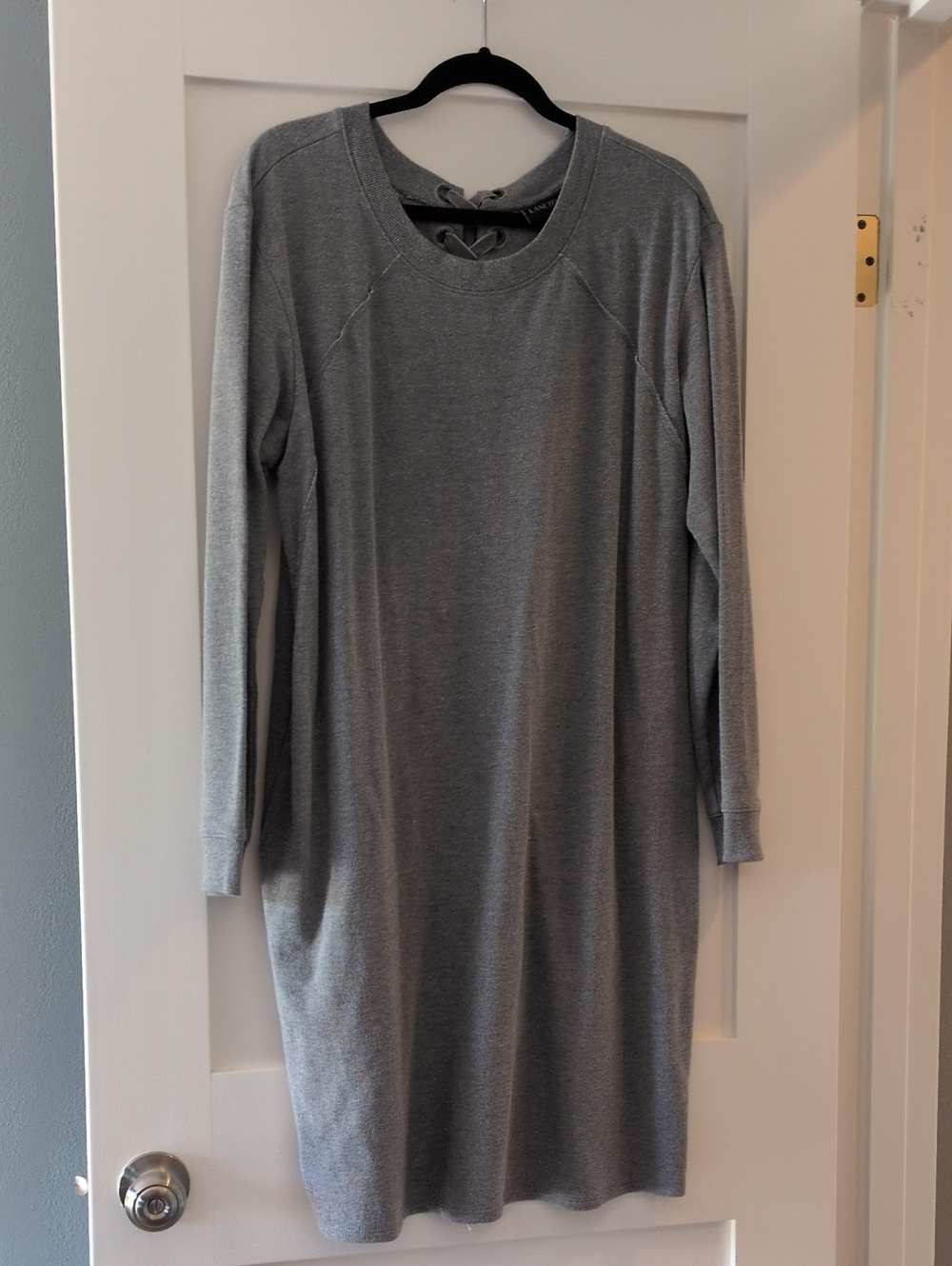 Lane Bryant Gray Long Sleeve Tunic Dress